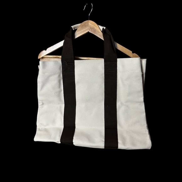 Le Bar Marche La Plage Oversized Beach Tote Curateur Rachel Zoe Beige NWT - Picture 5 of 10